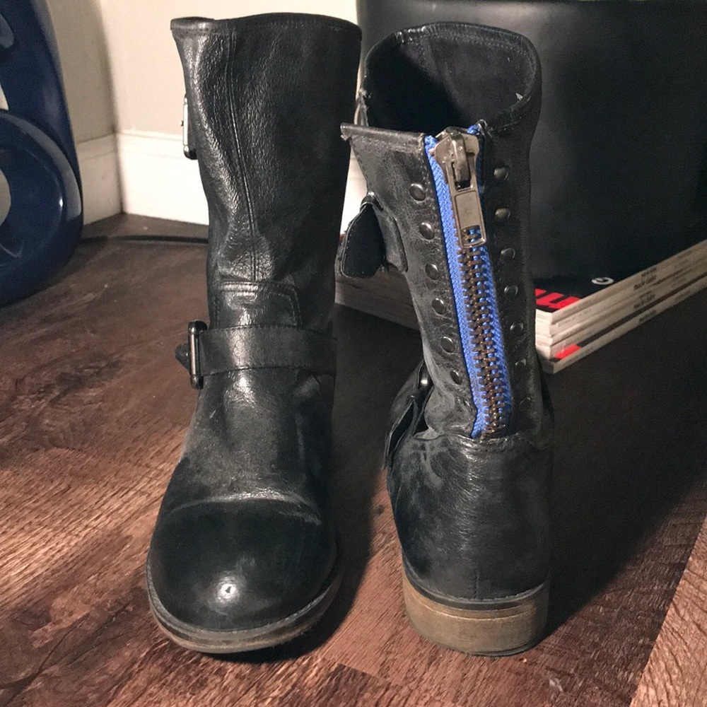 Authentic Leather Combat Boots